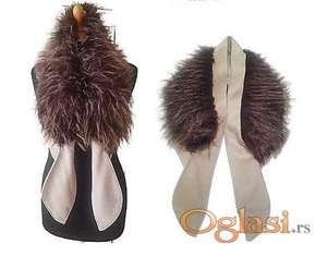 Ženski Lux Šal- KASHMIR 100% &  EKO KRZNO TISSAVEL -Super Cena!